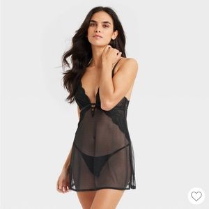 Womens V-Neck Lingerie Set